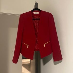 Dark Res Blazer with Gold Zippers